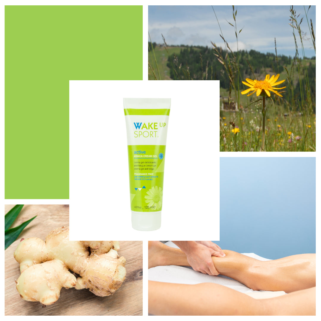 arnica e zenzero crema gel tonificante e defaticante wake up sport
