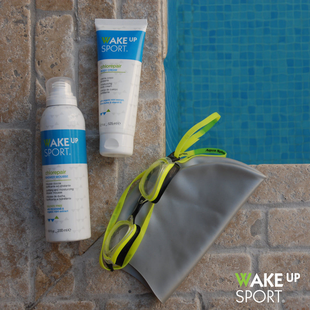 nuoto essenziali shampoo anti cloro e crema idratante