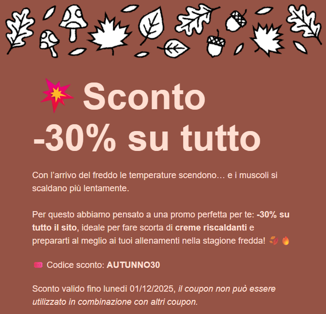 crema riscaldante e decontratturante