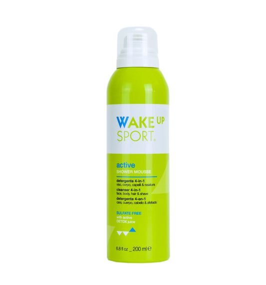 shampoo sport 4 in 1 viso corpo capelli e rasatura wake up sport